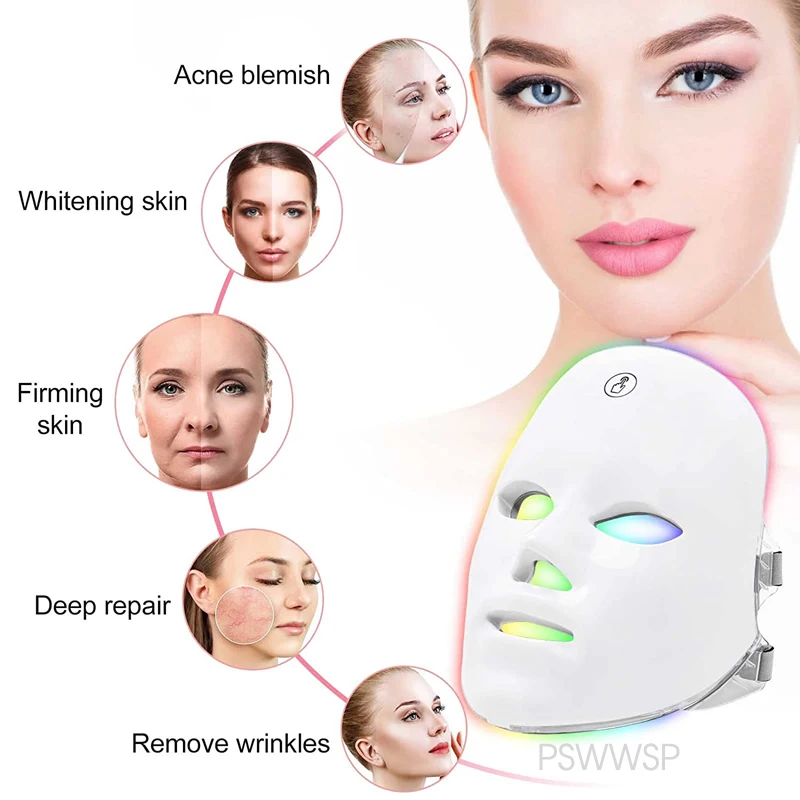LED Photon Therapy Face Mask for Skin Rejuvenation and Anti-Aging