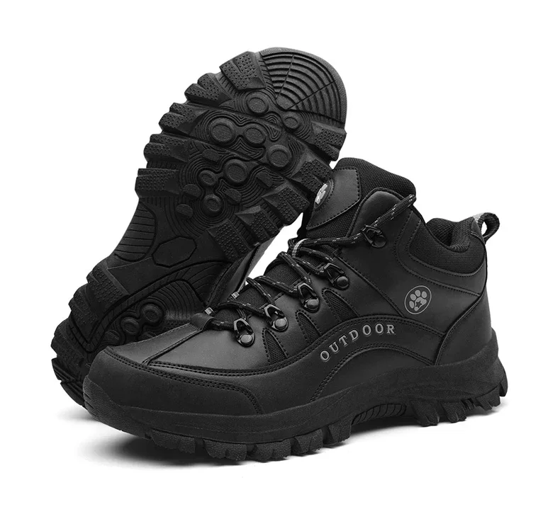 Men Tactical Boots Breathable Safety Male Anti-Slip Hunting Boot Motorcycle Army Boots Desert Climbing Hiking Shoes Size Plus
