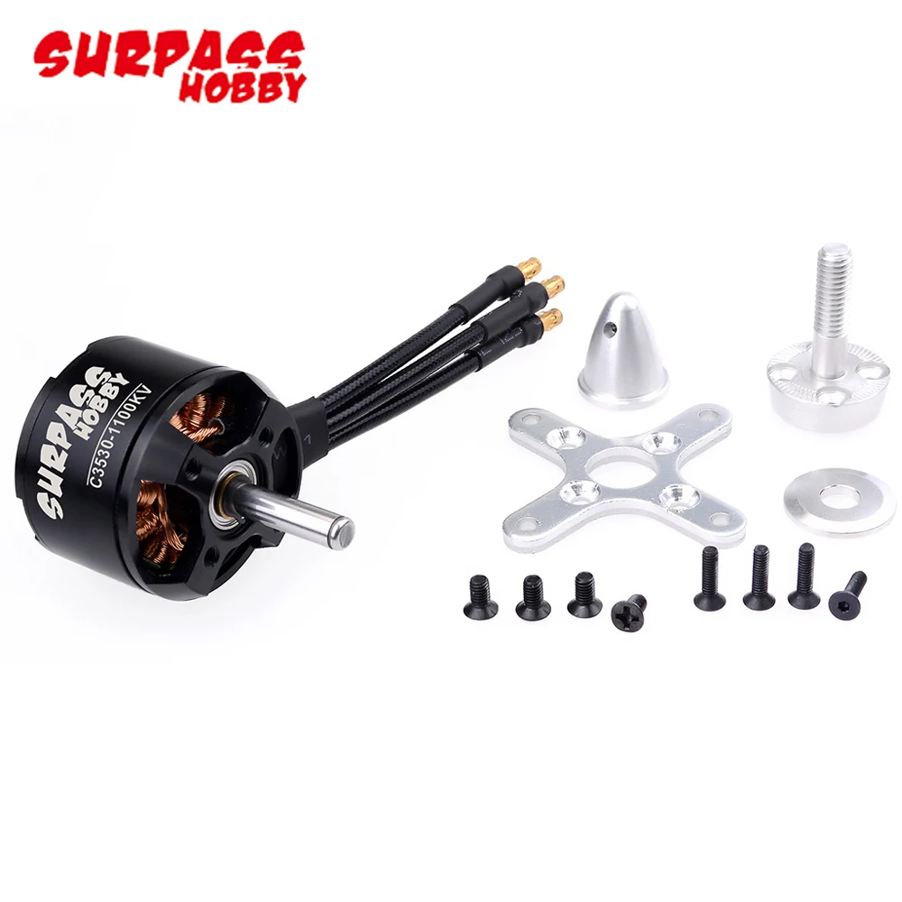 Surpass Hobby C3530 1100KV 1400KV 1700KV 14Poles Outrunner Brushless Motor RC Airplane Fixed-wing Aircraft Multicopters Toys drive motor