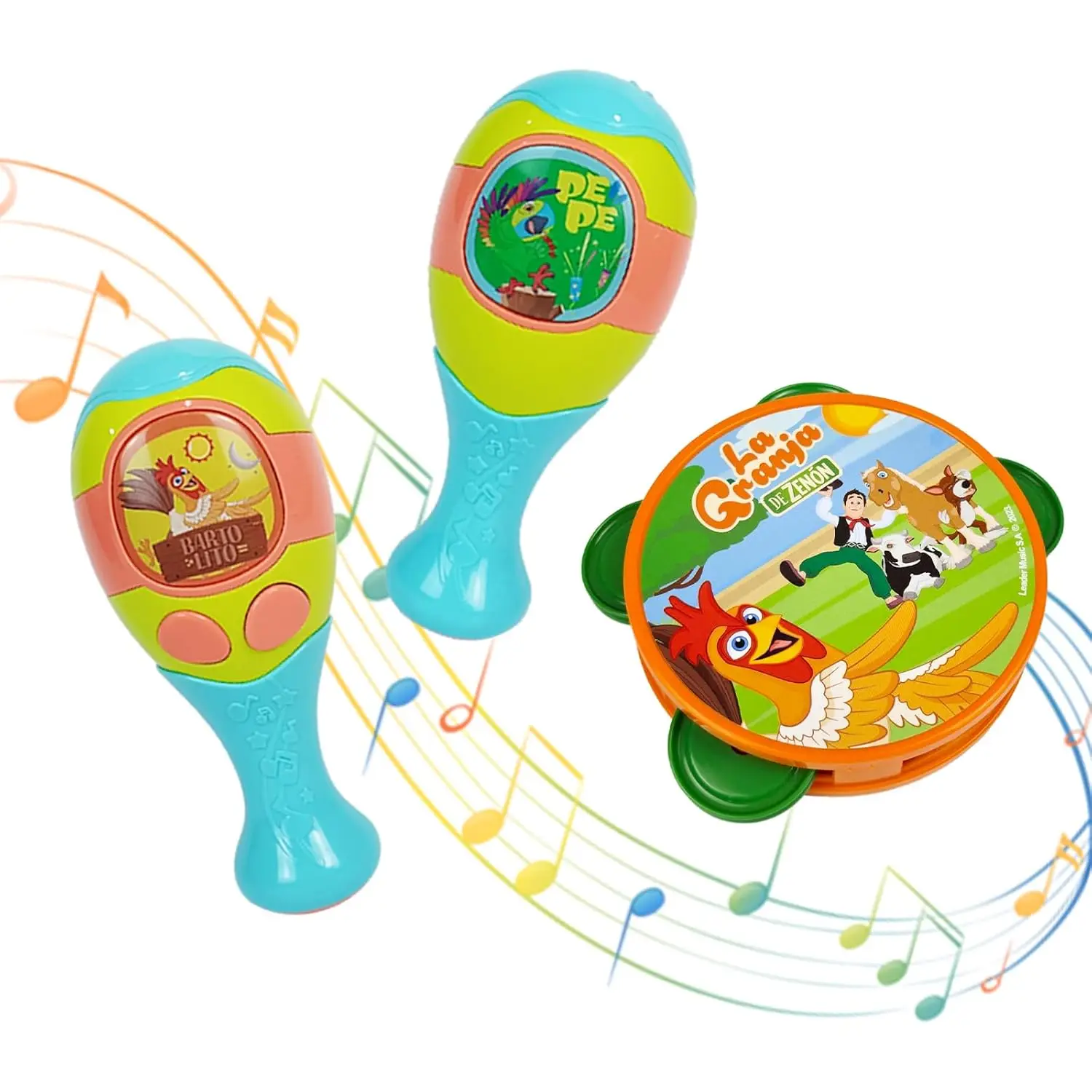 La Granja De Zenon Rattles Egg Baby Rattle Toy Musical Shaker Sand Hammer Gift for Boys and Girls Toddler toys baby toys baby rattle toys ball rattle toy