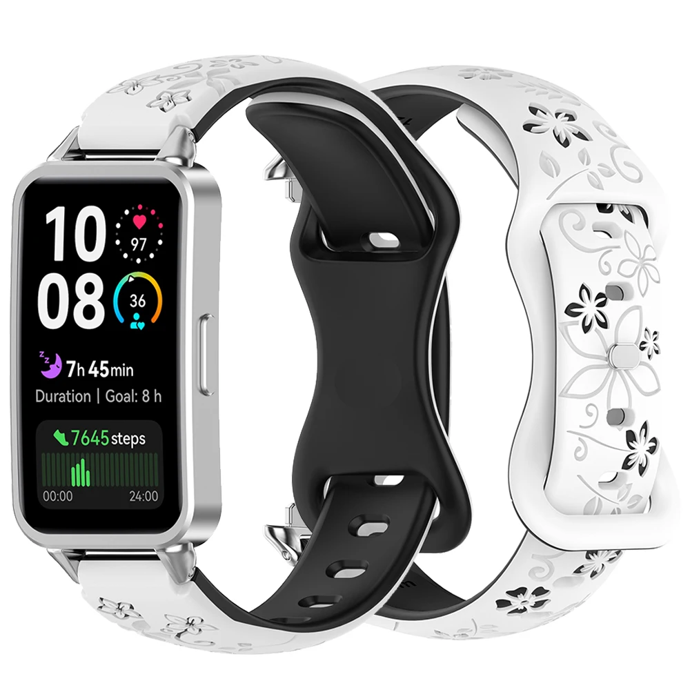 حزام سيليكون لهواوي Wacthband 10 8 9 الذكية الفرقة...