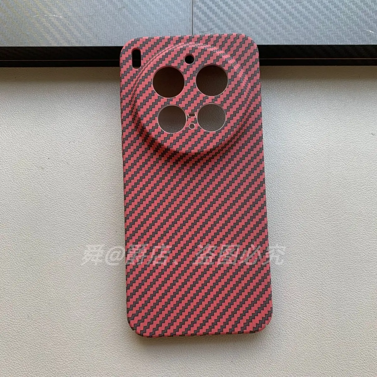 Carbon Fibre Slim Protective Back Cover Case