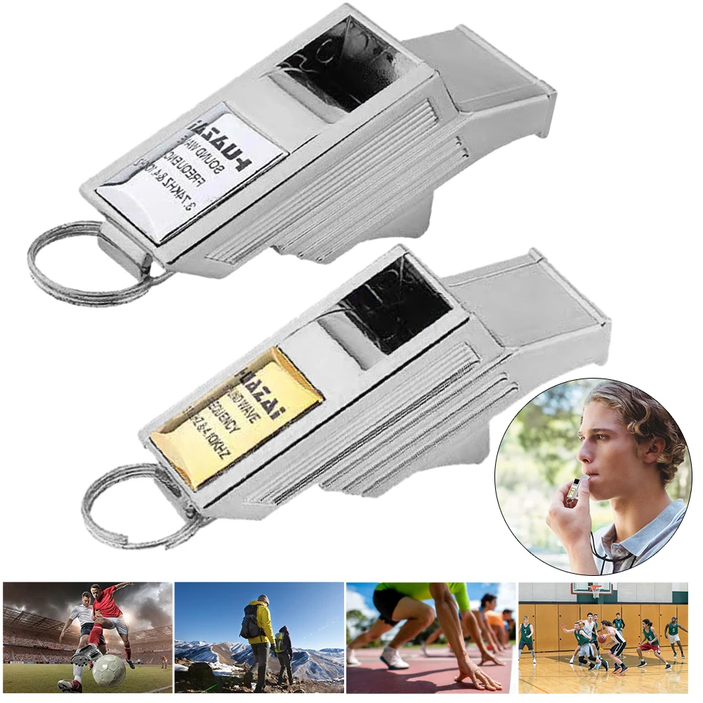 Basketball Referee Whistle Seedless Emergency Lifesaving Whistles for Outdoor Sports Training