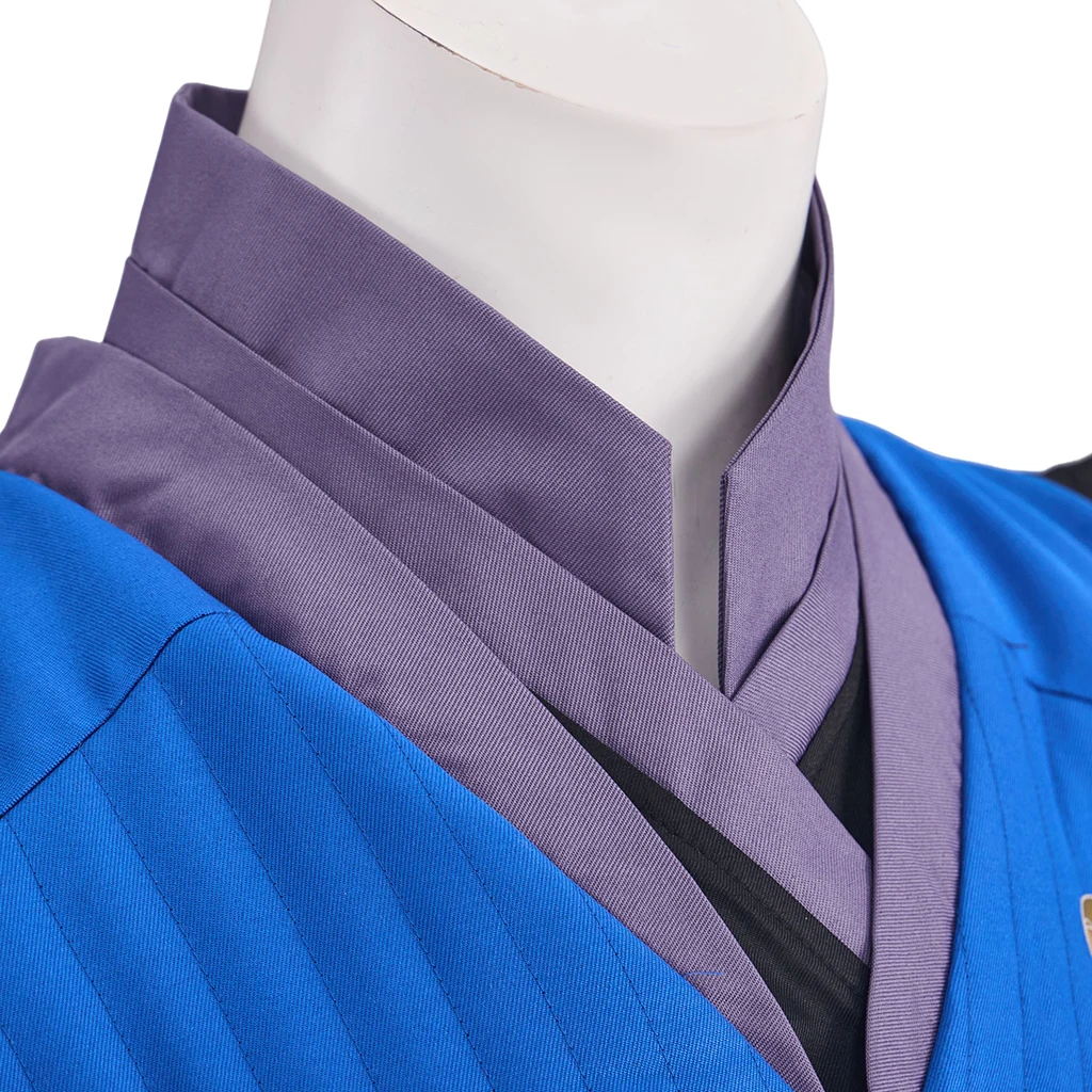 Mortal Kombat: Sub-Zero | Blue Black Lin Kuei Warrior Cosplay Costume 33 Mortal Kombat Sub-Zero Lin Kuei Warrior Cosplay Costume for Men (Unofficial)