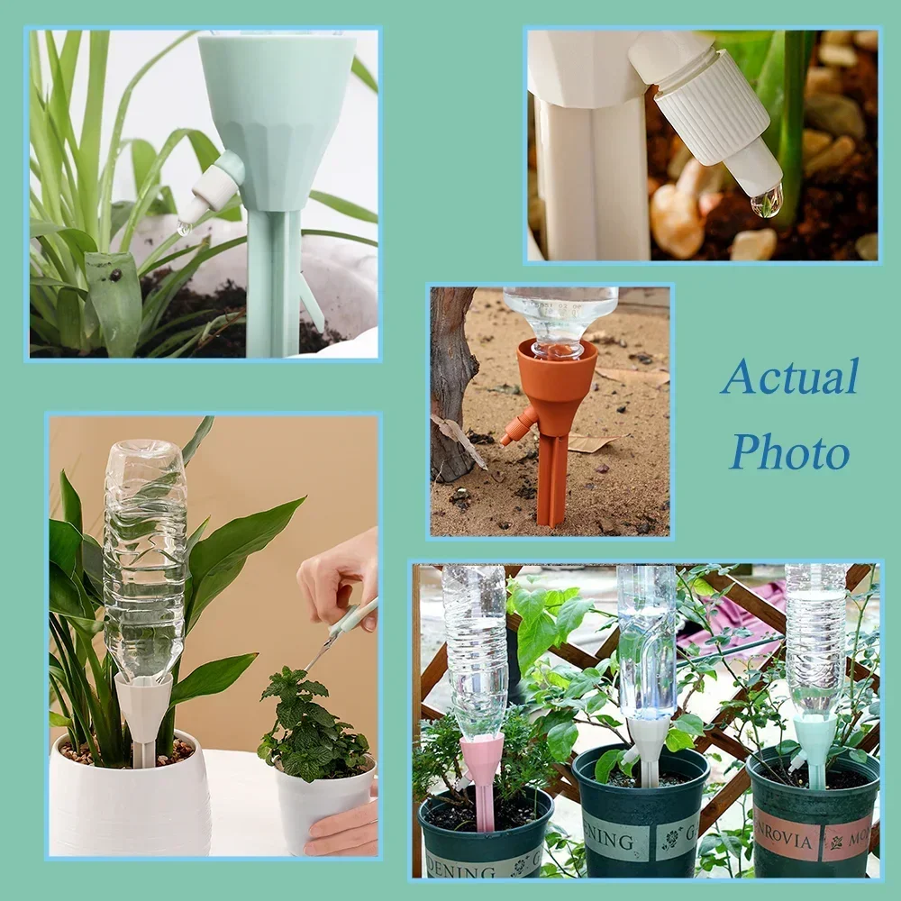 Sacs D'arrosage Automatique 6,5L - Goutte à Goutte Réglable - Pour Plantes Intérieur/extérieur