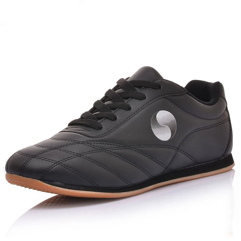 Chinese Kung Fu Shoes Martial Arts Shoes Leather Breathable Shaolin Taiji Karate Taekwondo Sneakers