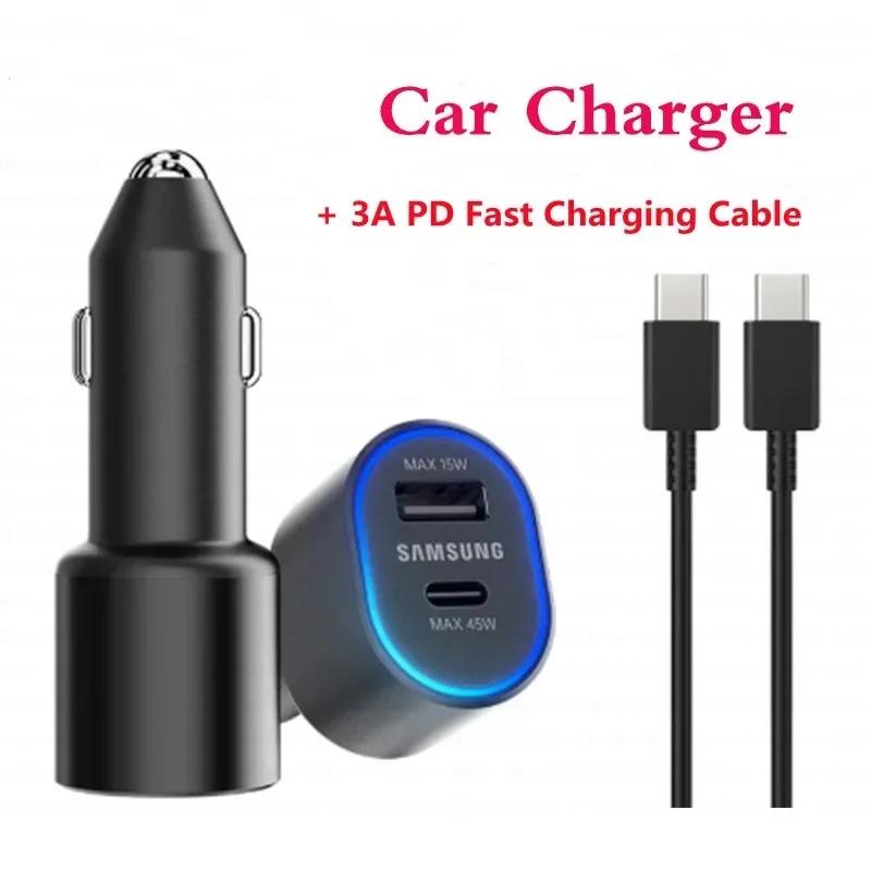 Car Charger EP-L5300 Samsung S24 S23 Plus/FE Note20 Ultra Fast 60W 1A1C Dual USB Adaptive Quick Charge For Galaxy Z Fold 3 4 5 6 phone charger,car charger,phone charger adapter,car phone charger
