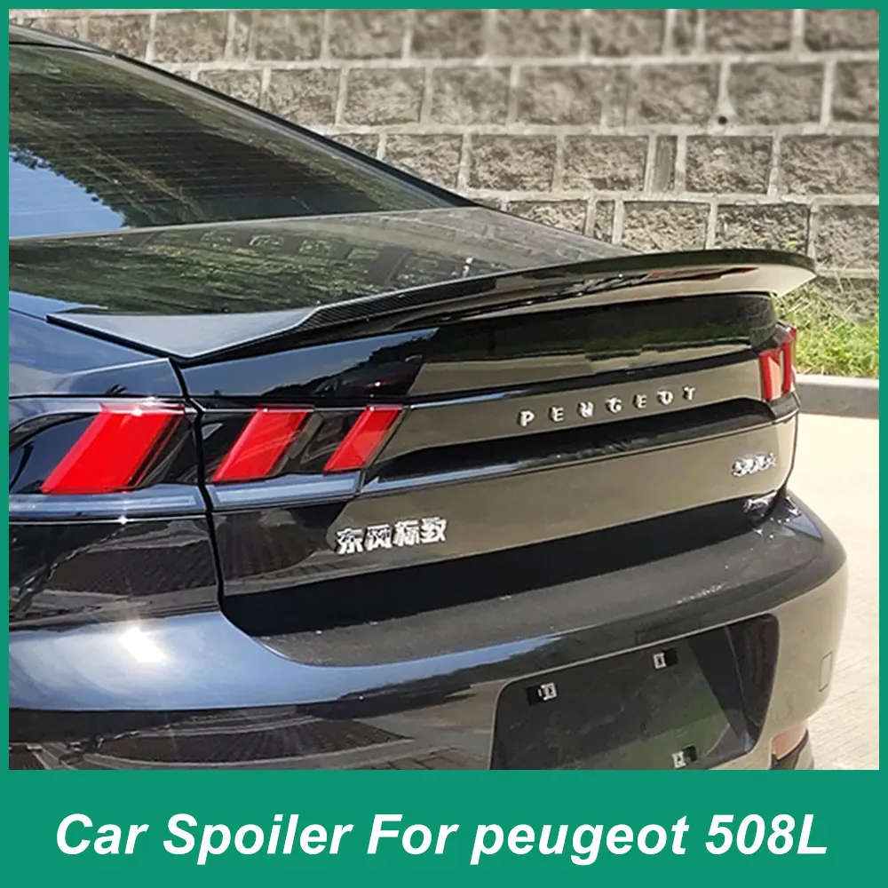 Spoiler Lèvre Arrière Pour Peugeot 508 - Fibre De Carbone/Noir, 121cm, Installation Facile - 12