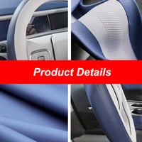 For XPeng Xiao Peng G6 2023 2024 Car Steering Wheel Cover Leather Non-slip Auto Interior Accessories 2