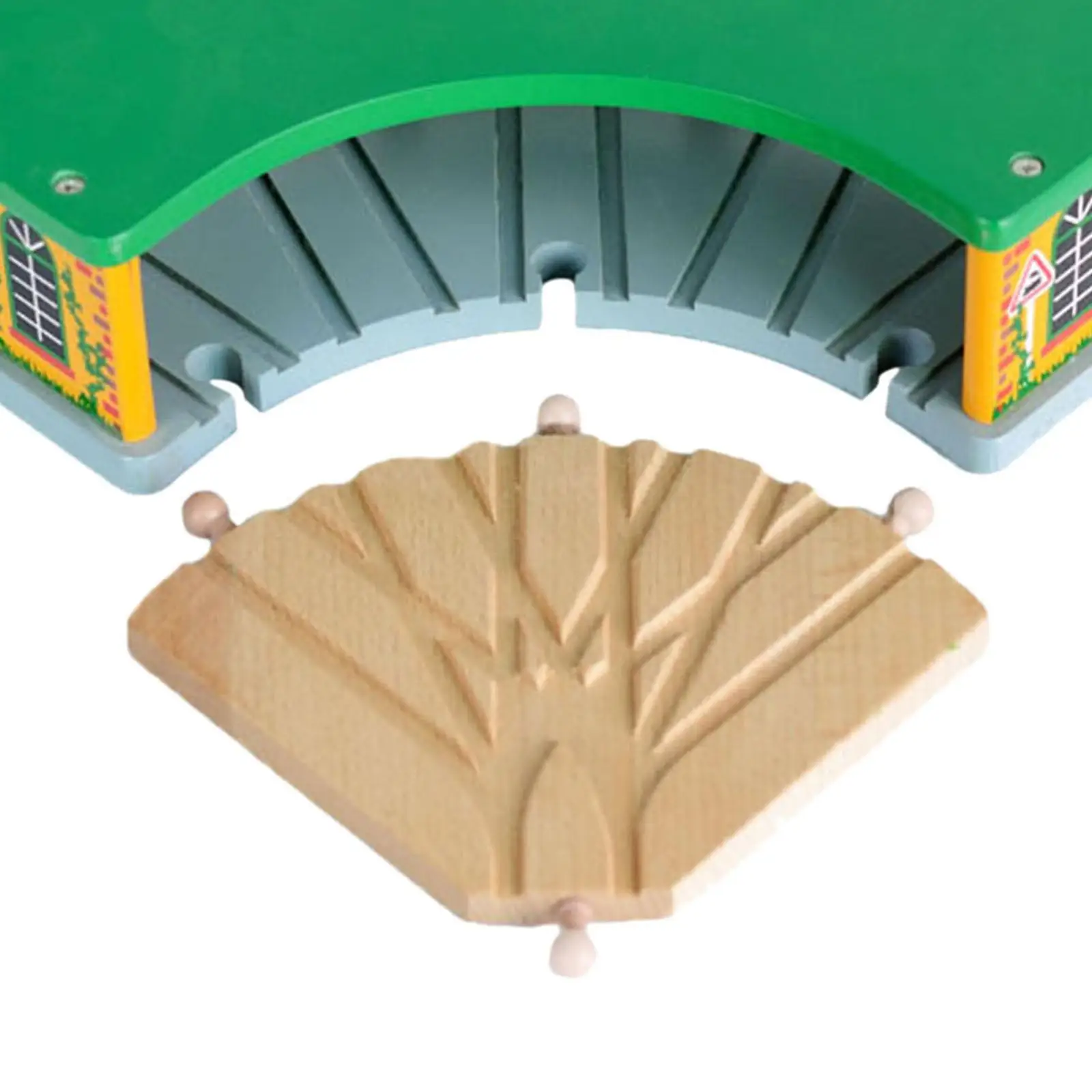 Wooden Train House Wood Train Toy Wood Train Shed for Fine Motor Skills Promoting Creativity Preschool Kids Birthday Gift Wooden Train House Wood Train Toy Wood Train Shed for Fine Motor Skills Promoting Creativity Preschool Kids Birthday Gift