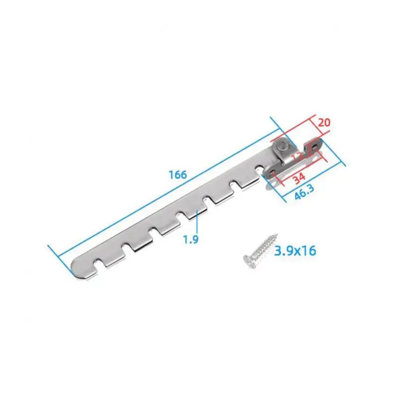 Window Support Wind Hook Limiter Wind Adjustable Stainless Stay Window Sash Lock for Child Home Safety Protection for window support hook