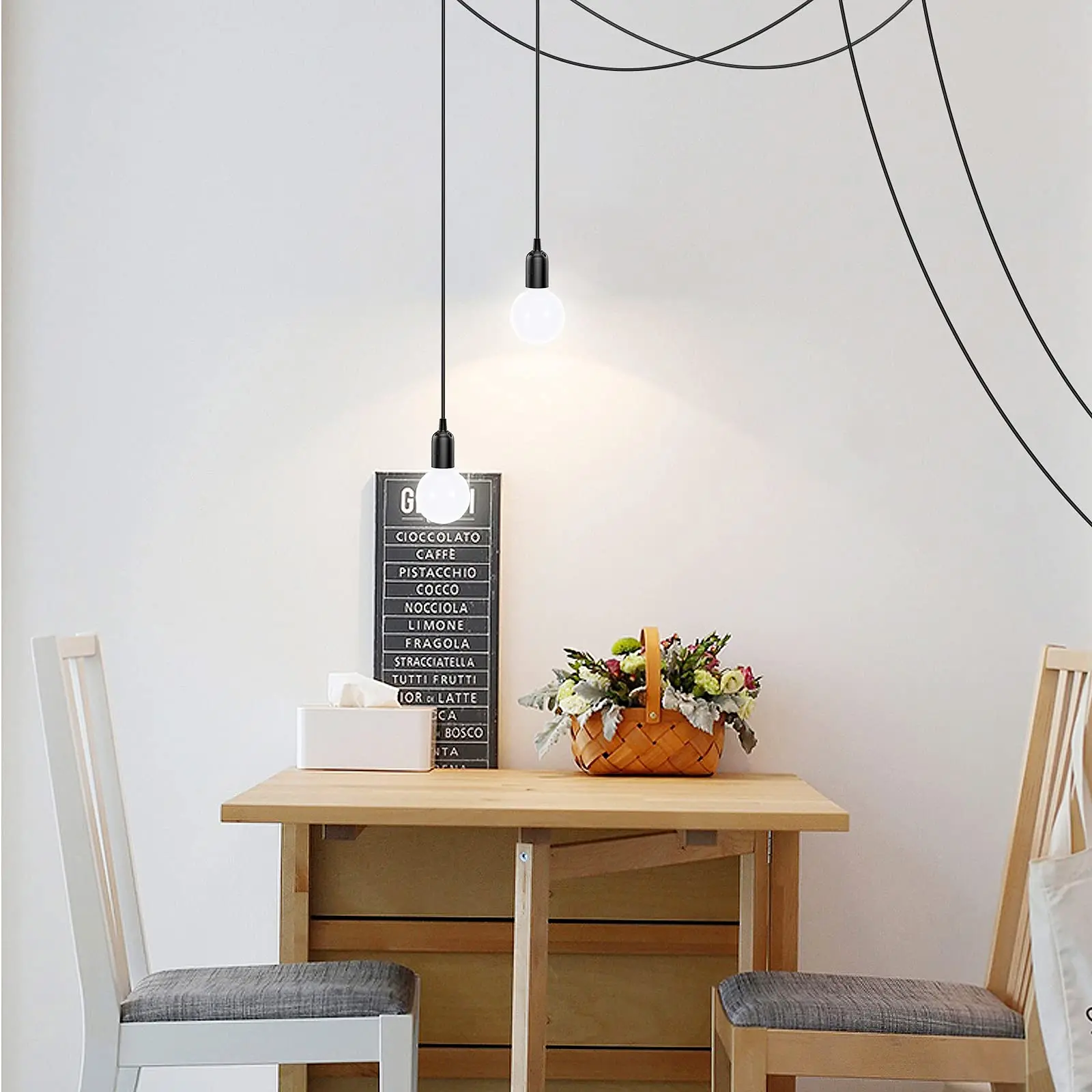 2/3/4m UL Approval Extension Hanging Light Cord with On-Off Switch Suitable E27 Socket for Grow Plant Ceiling Pendant Lights pendant lights ceiling light pendant lamp rope pendant lamp power cords