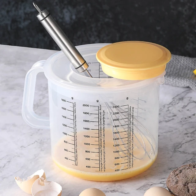 24 pieces Home Basics Precise Pour 3 Piece Plastic Measuring Cup Set With  Short Easy Grip Handles, Clear - Measuring Cups and Spoons - at 