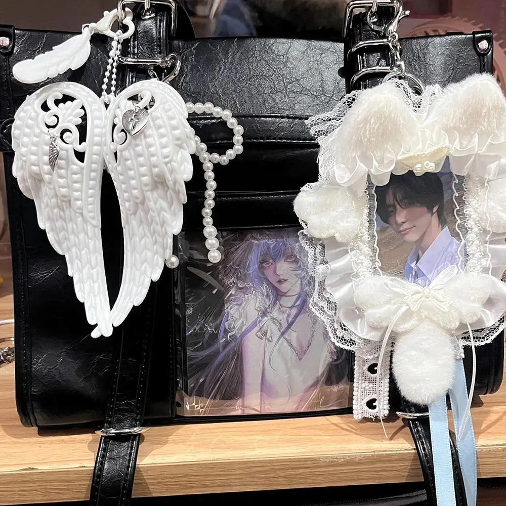 Creative Angel Wing Keychain Pendant Versatile Bag Pendant Y2k White Wing Keyring Exquisite Backpack Decor Accessories Gifts
