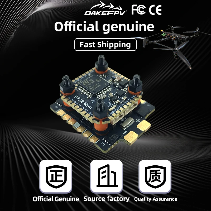 DAKEFPV F7 MINI Flight Stack  F7 MINI Flight Controller  55A/60A/70A Mini ESC 20x20mm for FPV Drone
