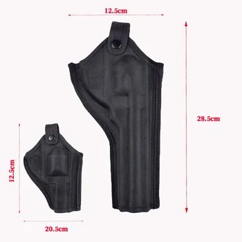 리볼버 슬리브용 전술 권총 홀스터 건 에어소프트 케이스, 옥스포드 리볼버 듀티 롱 쇼트 퀵 드로우 케이스