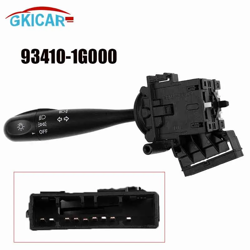 

93410-1G000 9-контактный переключатель фары 934101G000 переключатель поворотного сигнала 93410-1C200 для 2006-2011 Hyundai Kia Accent Rio