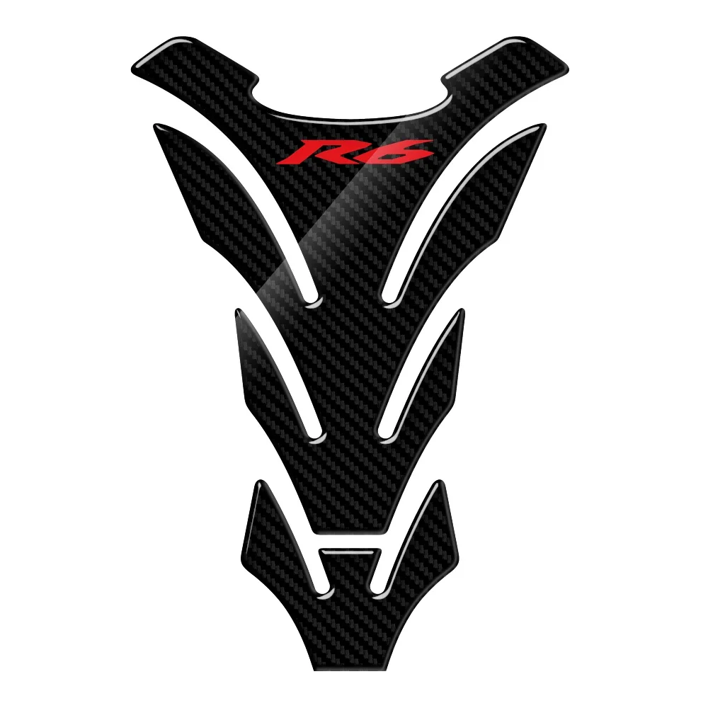 

For Yamaha YZF-R6 R6 3D Carbon Look Motorcycle Tank Pad Protector Stickers