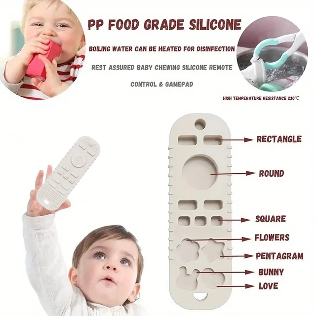 Jouets de dentition de bébé - Télécommande Tv Forme Silicone