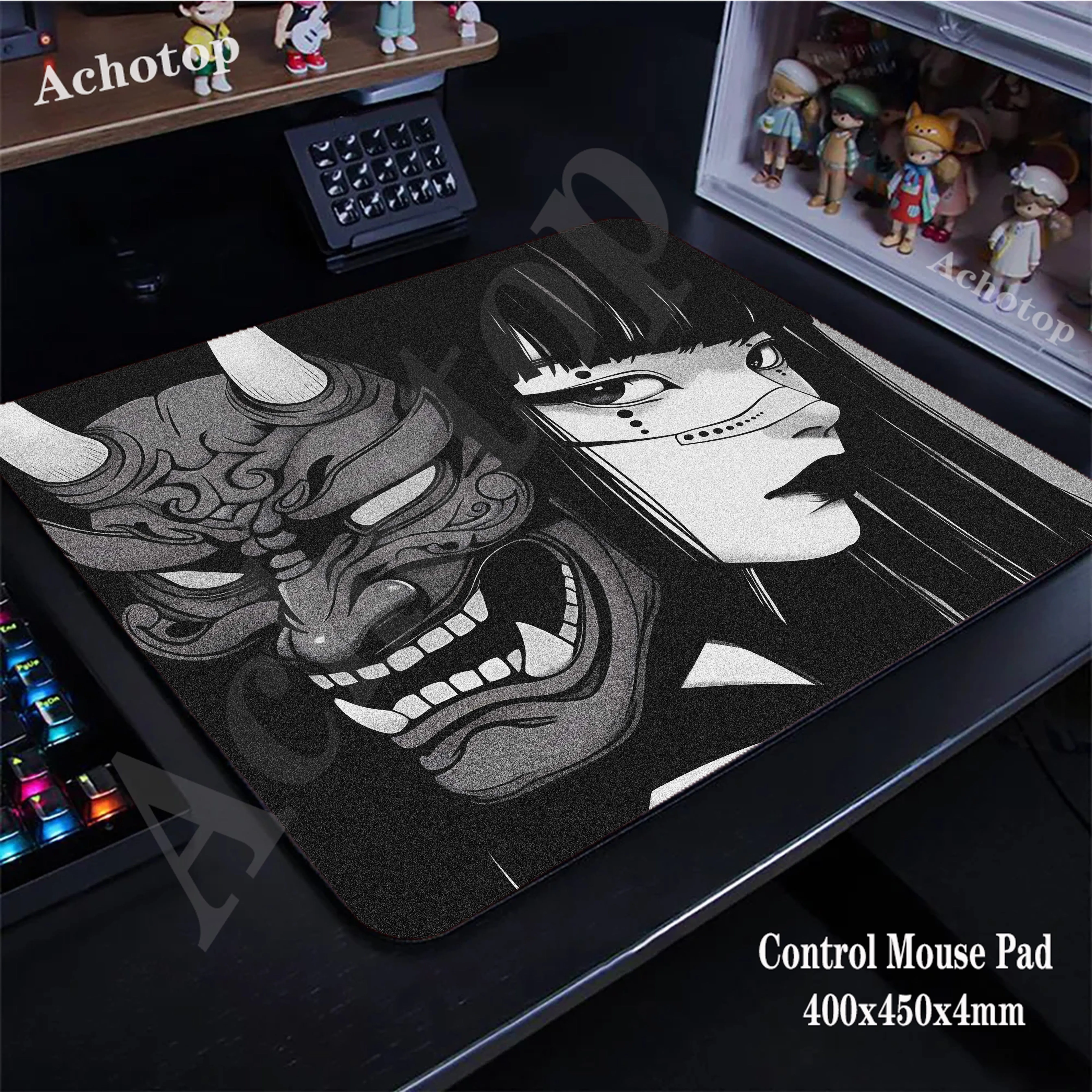 

Mask Girl Control Gamer Mouse Pad Mousepads Locking Edge Mouse Mat Gaming Mousepad Anti-slip Keyboard Pads Tapis De Souris