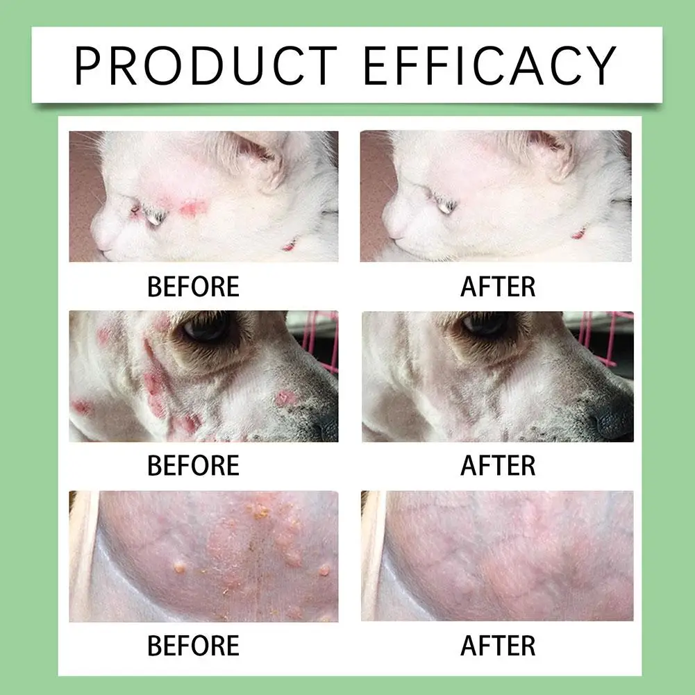 Swelling Relief Spray for Dogs Cats Pets Skin Care Spray Lump Bump Removal Healing Aid and Skin Repair Reduce Inflammation