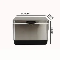 Customized Car Cooler Box With Ice High Quality For 72 Hours Cooling Metal Cooler Box 1