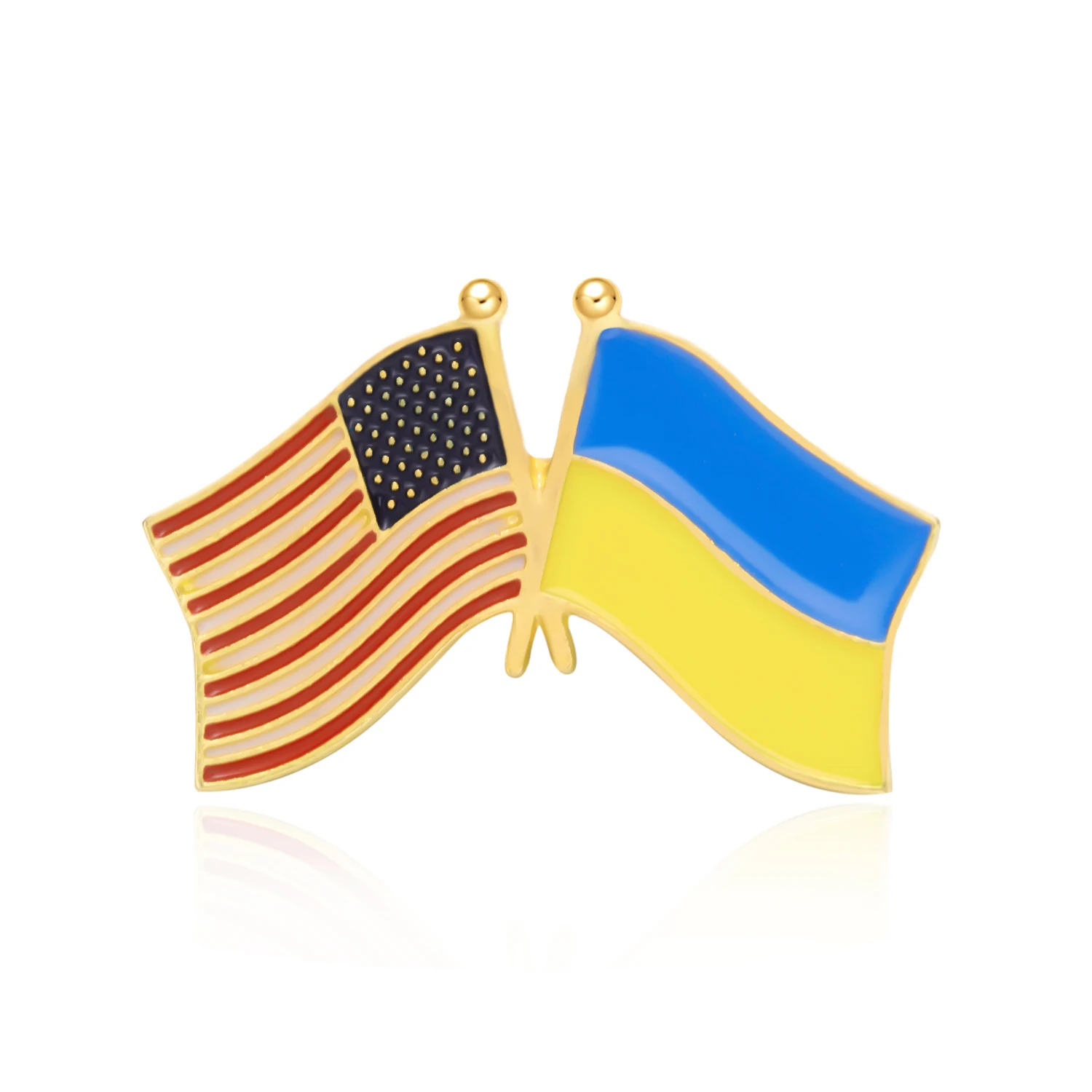 Mochilas Insignia del Botón del Alfiler Suéteres Broche con la Bandera de Ucrania Sombreros Broche de Ucrania para Camisas 10 Pcs Insignia de la Bandera de Ucrania 