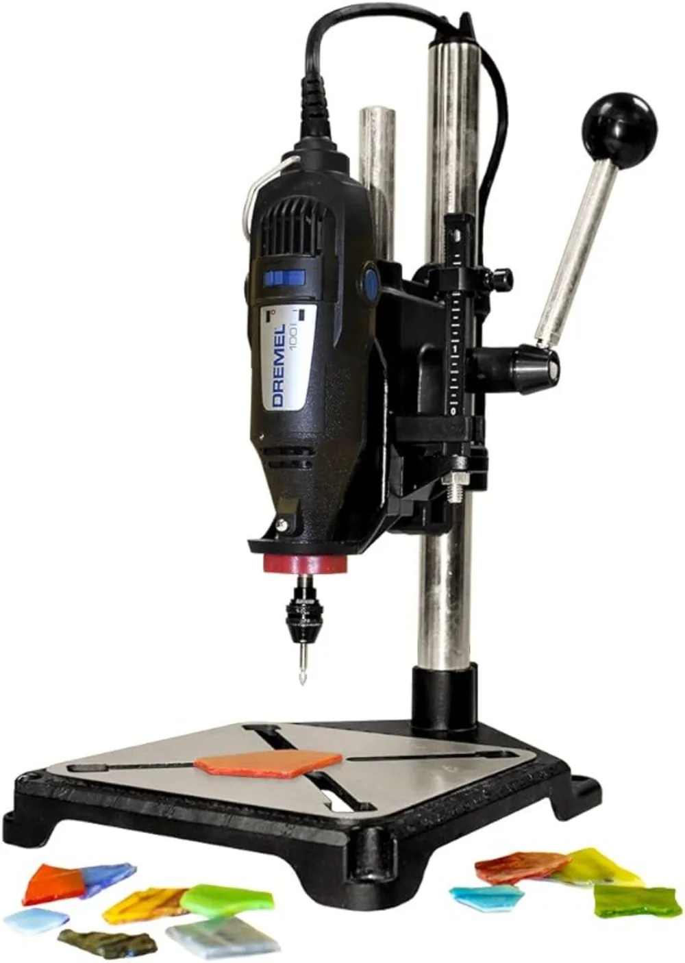 

Milescraft 1097 ToolStand - Variable Speed Drill Press Stand (compatible with Dremel). Rotary Tool Not Included