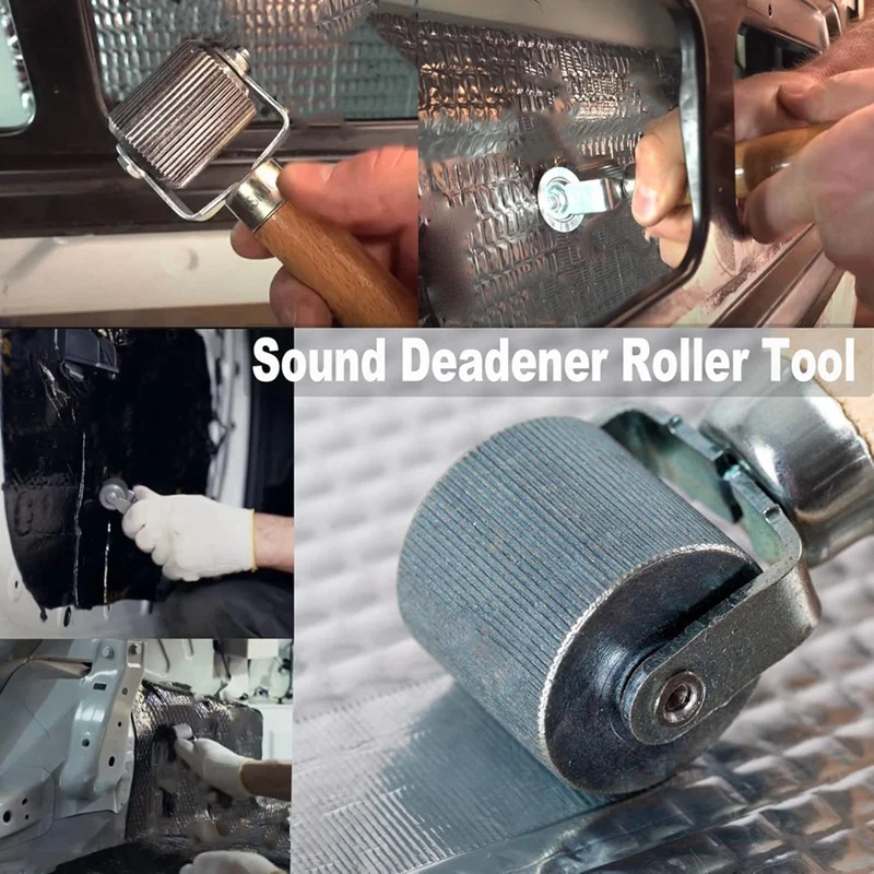 Y67A-Sound Roller, Sound Deadener Roller Tool Car Sound Deadening Roller Deadener Set,Seam 5 Pcs