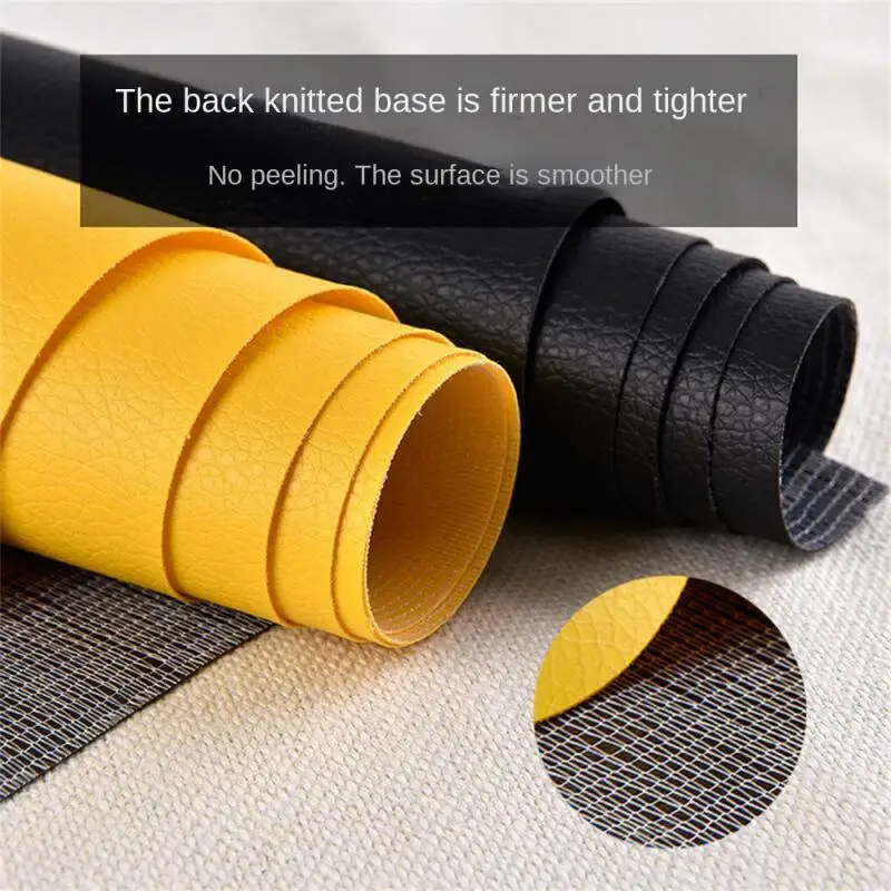 Self Adhesive Leather Sofa Repair Patch Furniture Table Chair Sticker Seat Bag Shoe Bed Fix Mend PU Artificial Leather Skin