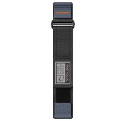 Premium 22mm Nylon Smartwatch Band Strap Bracelet for 22mm (Black blue)