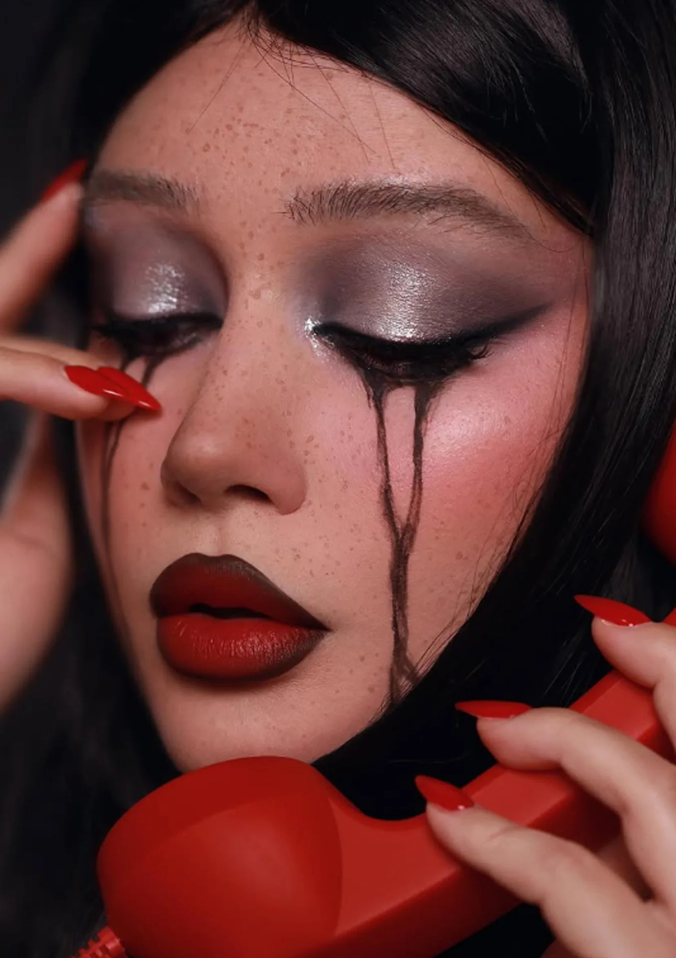 Sexy Red Black Lipstick Waterproof Lipliner Makeup Black Purple Rose Double Head Matte Lipgloss Tapered Lip Liner Contour Pencil