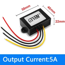 Versatile DC Step Down Voltage Power Converter - 12V Output, Multi - Amp Options - 60V72V(30 - 90V) (DC12V 5A MAX)