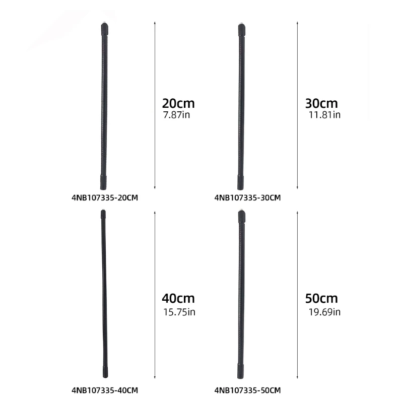 Camera Extension Rod 1/4" Threaded Extension Rod Flexible Metal Gooseneck Arm Camera Extension Hose Expand Photography Possibilities