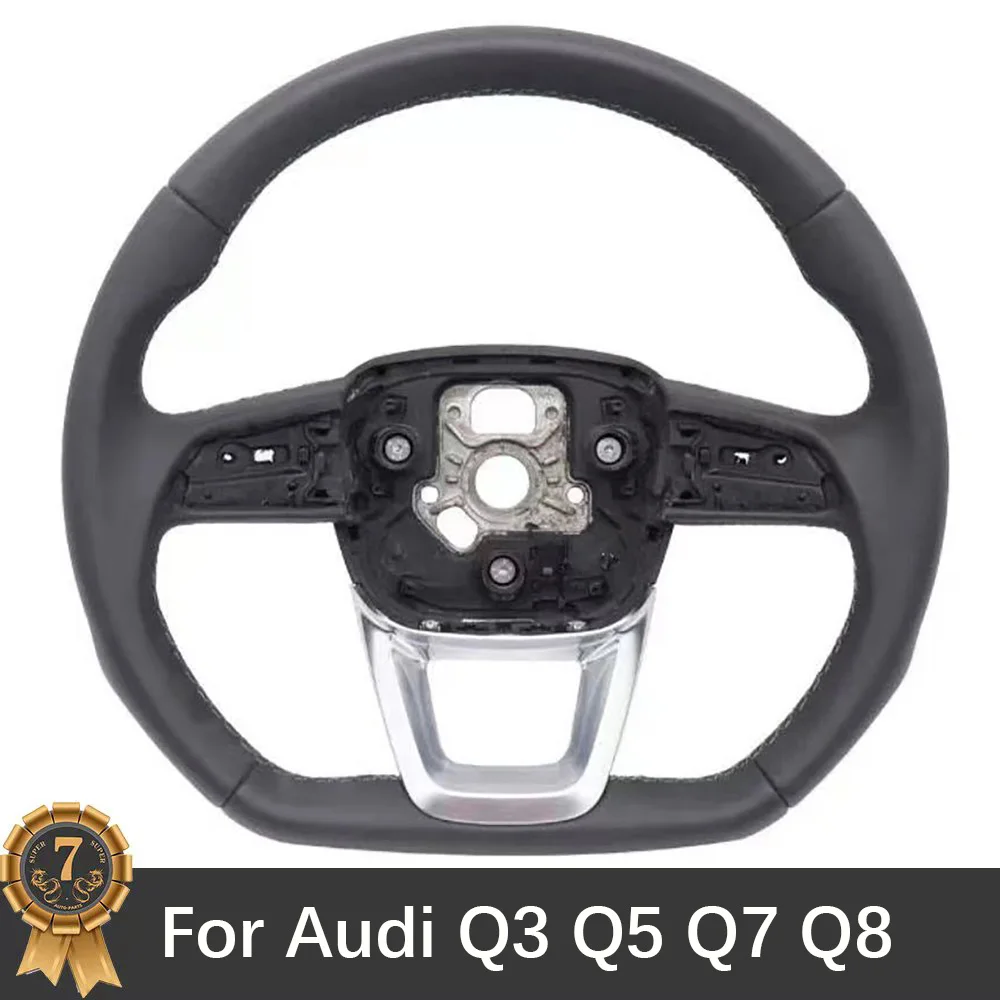 

For Audi Q3 Q5 Q7 Q8 Leather Steering Wheel Assembly Accessories