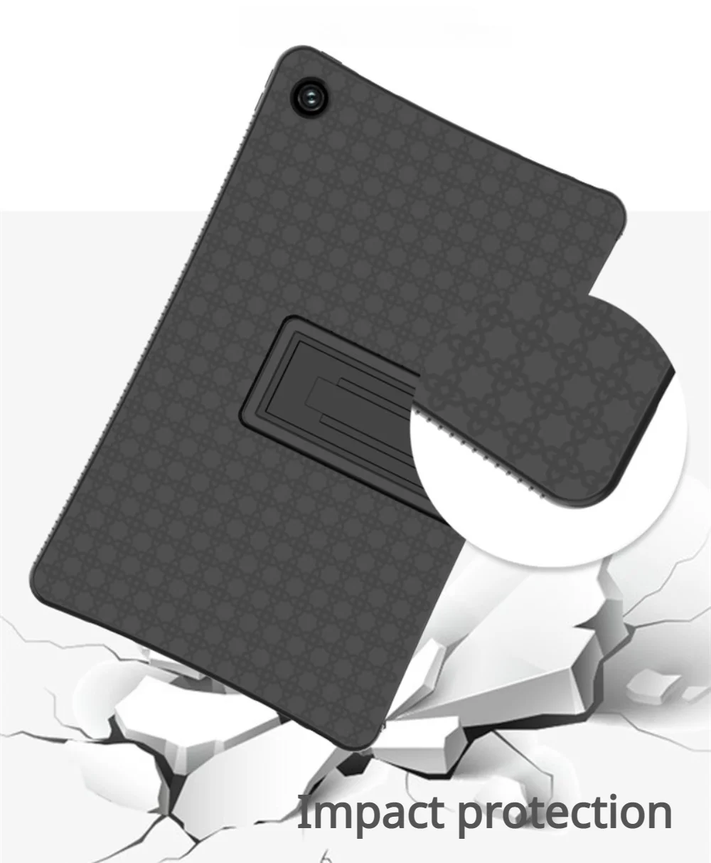 Capa de Silicone Suave com Suporte Concha Protetora Estojo para Lenovo Ideapad Duet 3i Chromebook 11 - Imagem 6