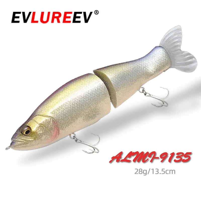 Multi-Jointed Fishing Lure Swimbait 13.5cm 28g Hard Wobblers Lure Fishing  Tackl Sink Slowly Pencil Sinking Fishing Lure Trout