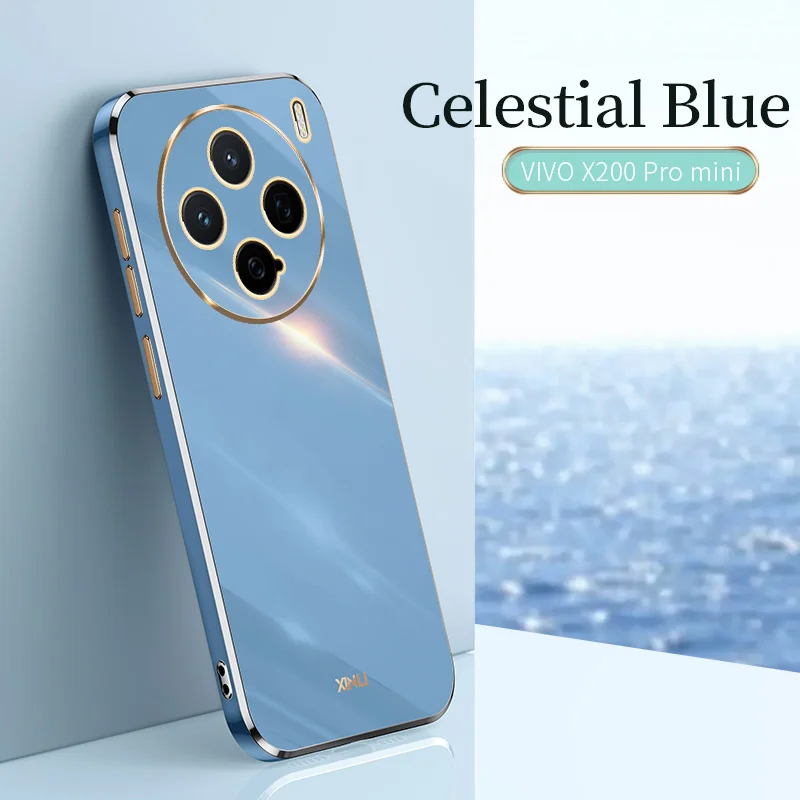 Luxury Electroplated Silicone Soft Back Cover - Shockproof Bumper