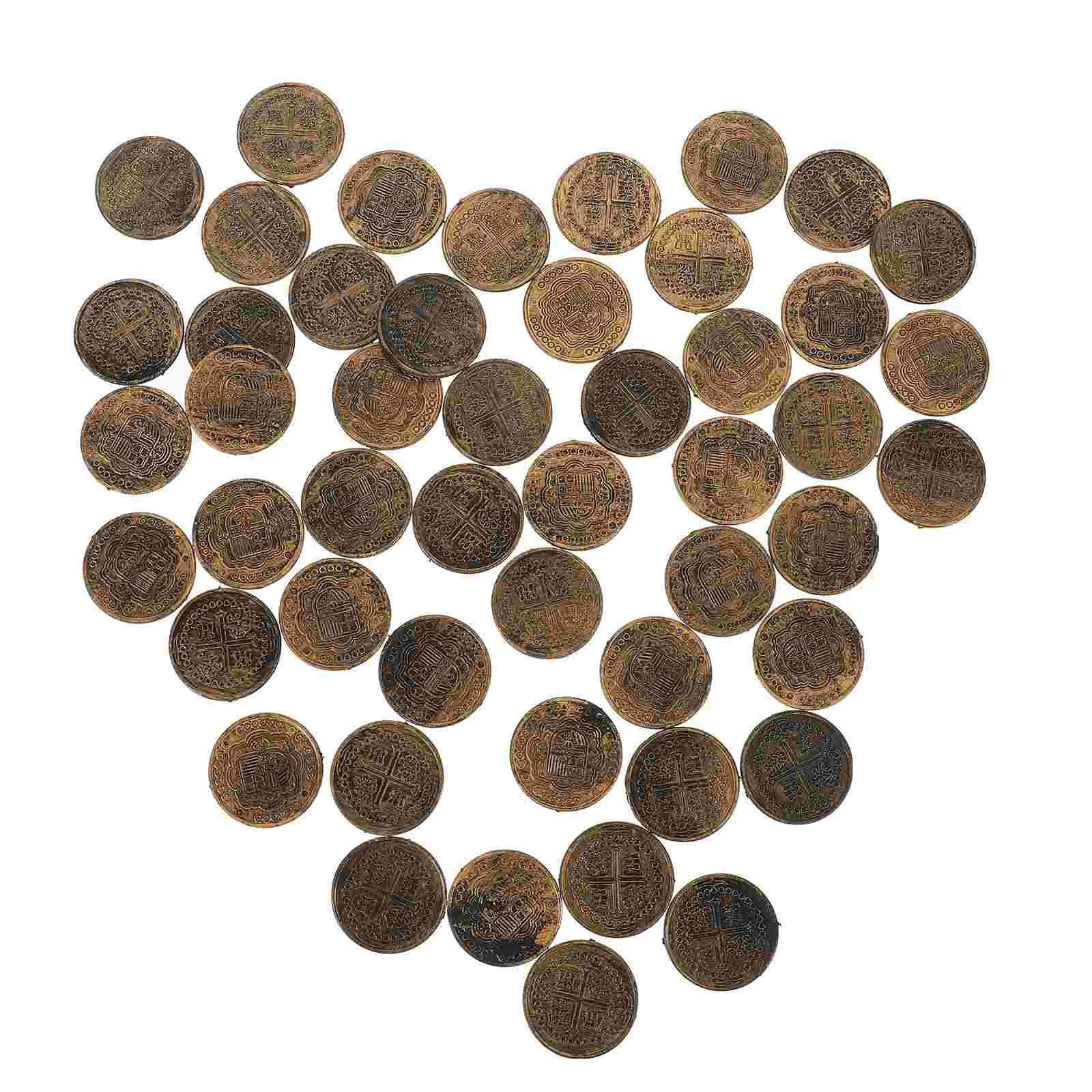 Pirate Coin Repliche Monete Di Denaro Falso Monete Del Tesoro Dei Pirati Gioca Monete Del Tesoro D'Oro Repliche Di Monete Dei Pirati Doppietti Spagnol