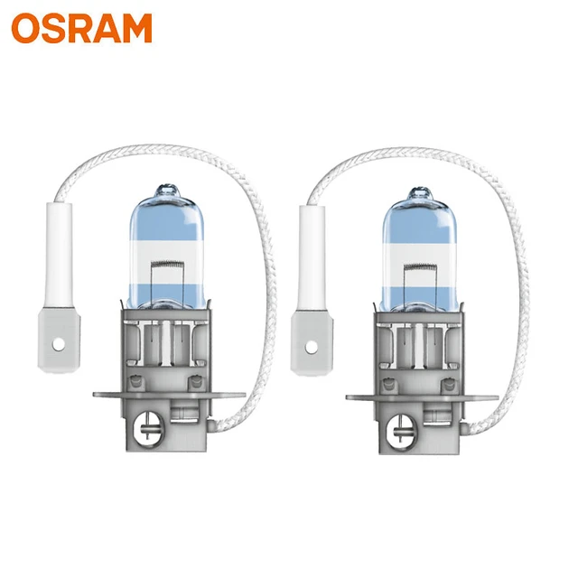 OSRAM Night Breaker 200 H7 Car Halogen Headlight +200% More Brightness  Original Lamps 12V 55W Made In Germany 64210NB200, 2pcs