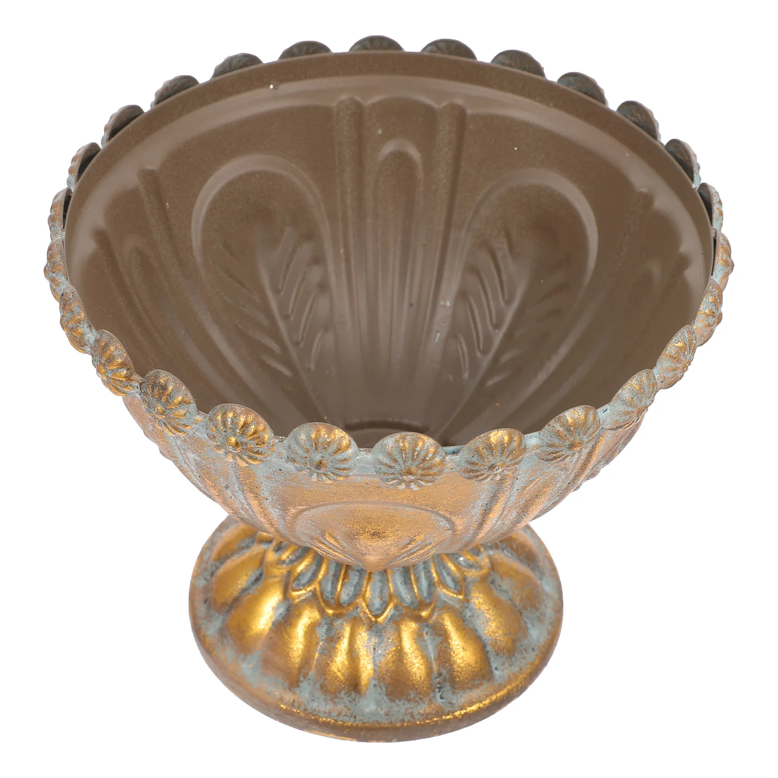 

Retro Style Flowerpot Vintage Flower Bucket Decorative Flower Container