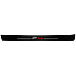 Carbon Fiber Car Door Sill Scuff Plate Decor Stickers (Set of 1/4/5 Pieces) (1Pcs Trunk)