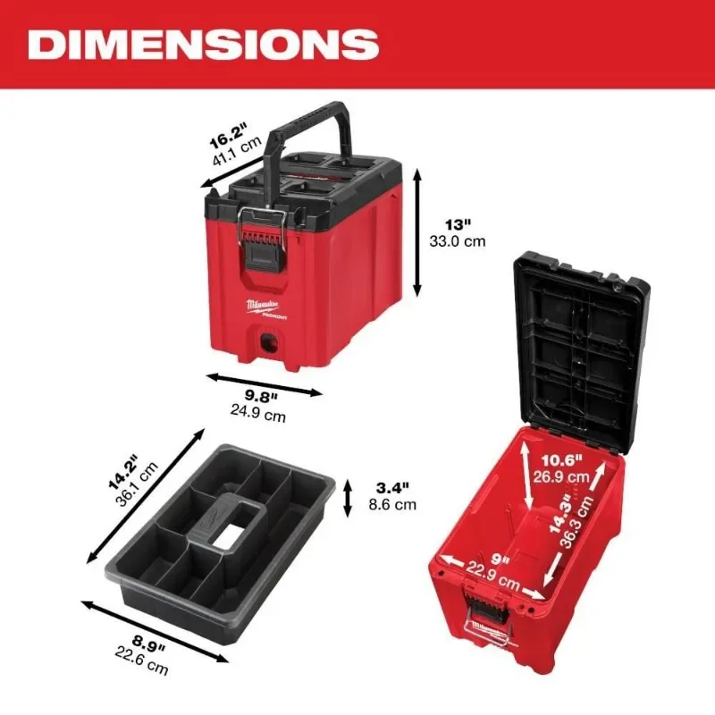 Milwaukee 48-22-8422 PACKOUT™ Compact Tool Box Tool Accessories