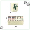 Mahjong Game Chinese Mahjong Mini Traditional Majiang Portable Travel Classic Board Games With Storage Bag Portable Table Game 6