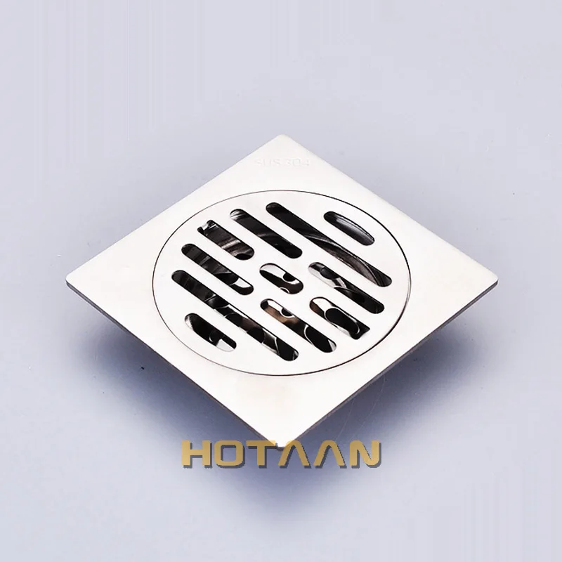 Shower Drain Thick SUS 304# Stainless Steel Floor Drain Bathroom Toilet Kitchen Balcony Dedicated To prevent odor floor drain,shower drain