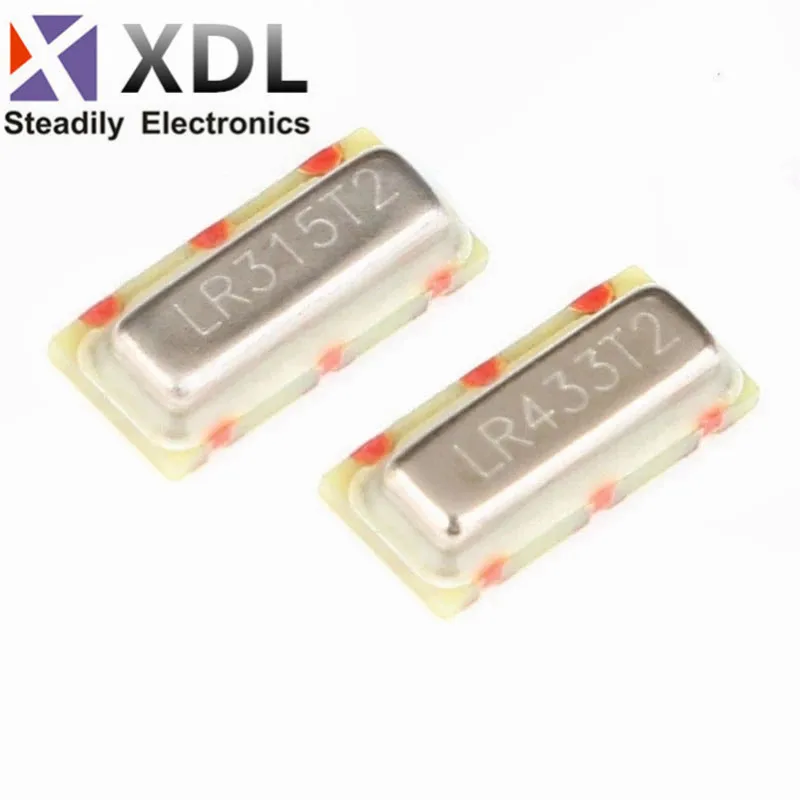 5pcs) 433.92MHZ R433A R433 6Pin 3030 SMD Acoustic Watch Crystal Oscillator 3 *3 6P 433M 433.92M 75K Passive Quartz Resonator