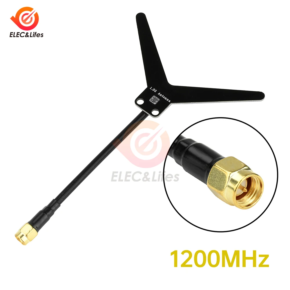 Antenne FPV 1.2GHz 2.0dBi SMA 50W pour Drone Course