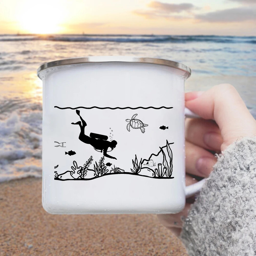 Taza para infusiones medusas marinas