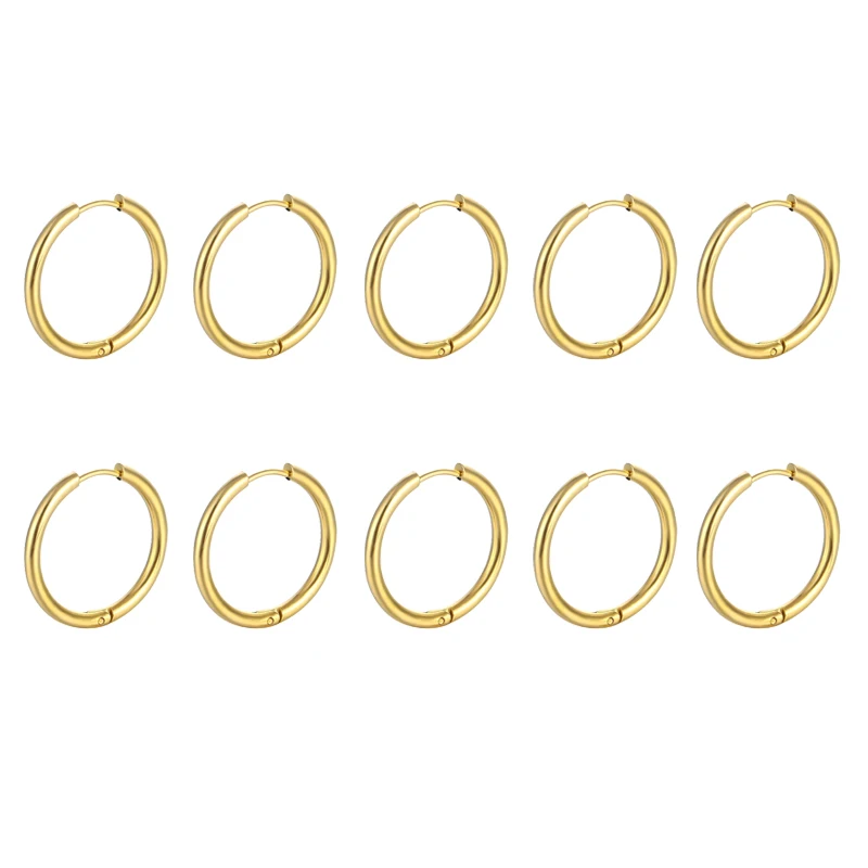 10Pcs Gold