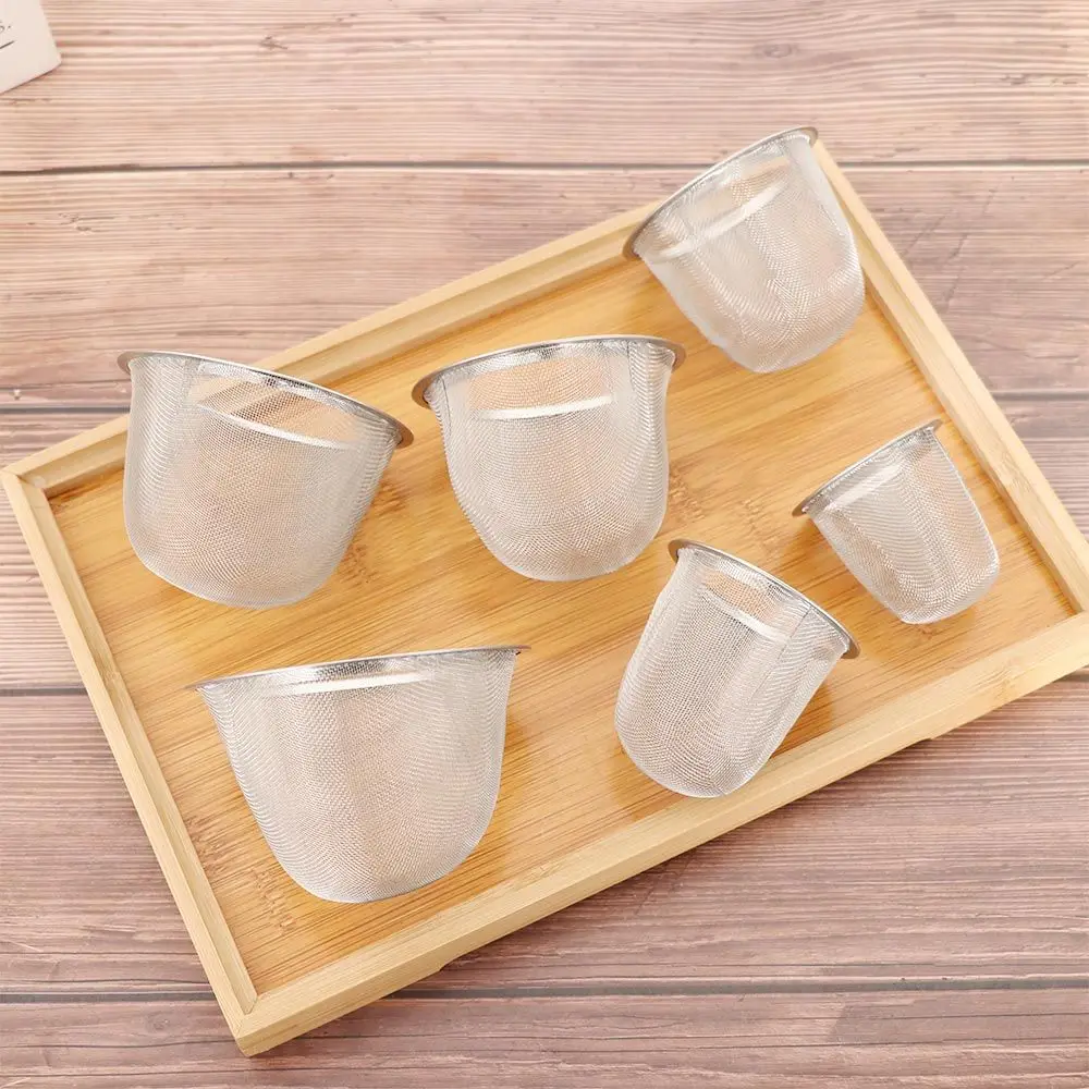 Diameter 5-9.5CM Reusable Stainless Steel Mesh Tea Infuser Strainer Teapot Tea Leaf Spice Filter Drinkware Kitchen Accessories tea infuser tea strainer tea filter